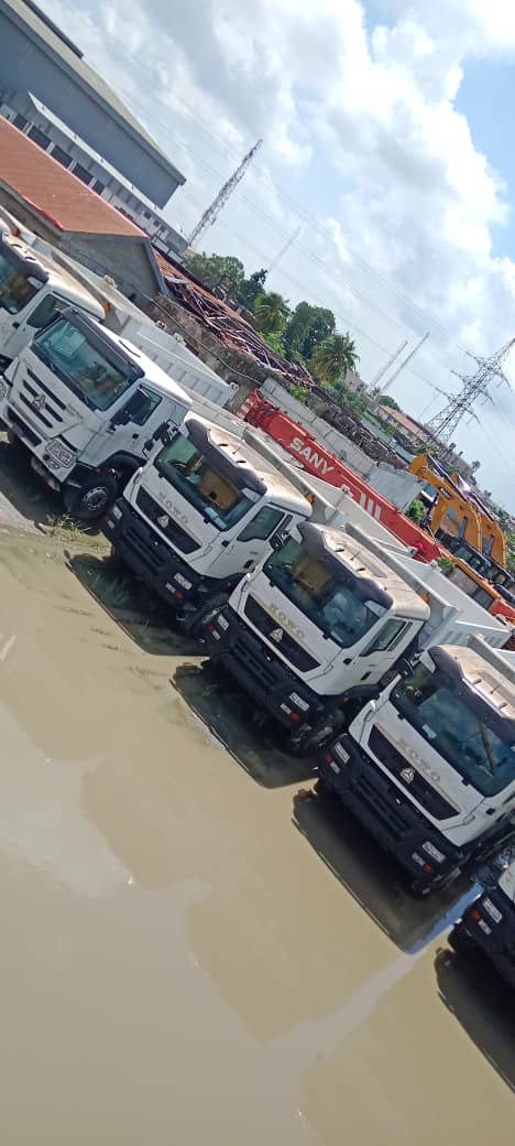 HOWO Sino Trucks 371 and 420 models at Ojodu Berger yard Lagos - OIL