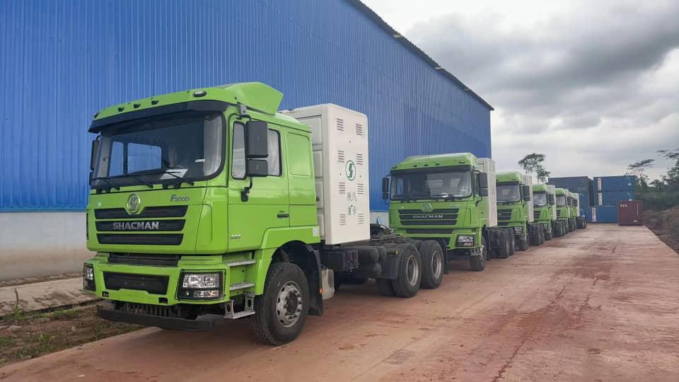 Shacman tractor heads inventory at OIL Lagos